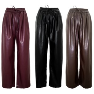 Calça PU Pantalona Rosana