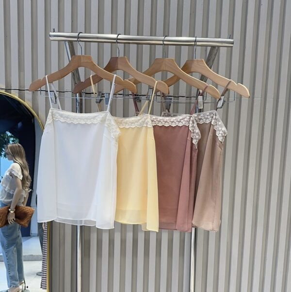 Blusa Alça Det Renda