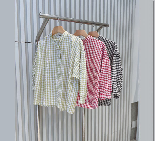 Camisa Xadrez com Botão
