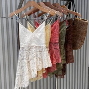 Blusa Renda Com Alças