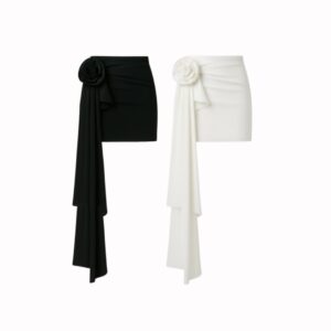 Saia Com Detalhe Flor