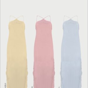 Vestido Longo Com Renda