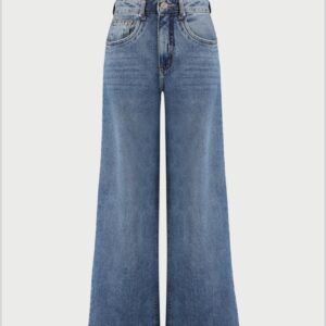 Calça Jeans Palazzo