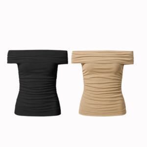 Blusa Ombro a Ombro Tule