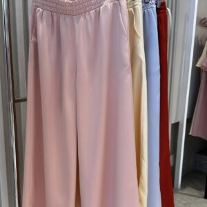 Calça Pantalona Elástico na Cintura