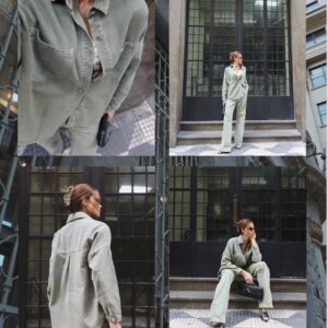 Jaqueta Denim Colors Com Bolsos Frontais