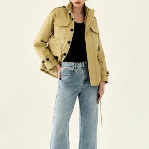 Calça Jeans Detalhe Tachas