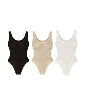 Body Malha Tricot Canelado