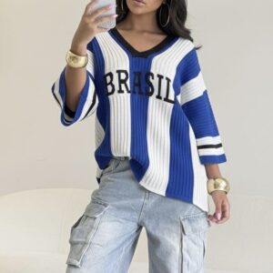 Blusa De Tricô Brasil