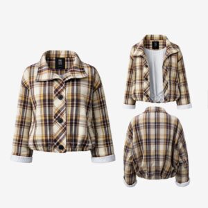 Jaqueta Bomber Xadrez