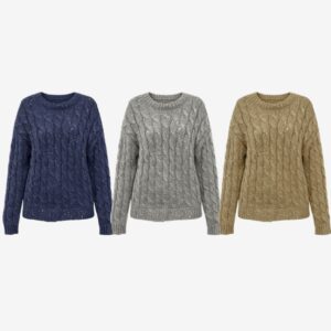 Suéter De Tricot Mini Paetes