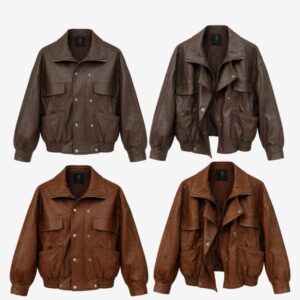 Jaqueta De Couro Fake