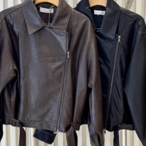 Jaqueta Couro Premium Fechamento Em Zíper