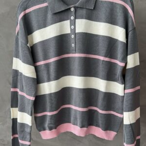 Blusa Listras Com Botões