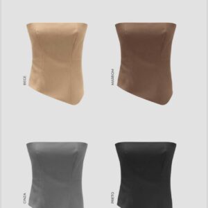 Top Sem Alças Alfaiataria