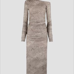 Vestido Manga Comprida Cobra