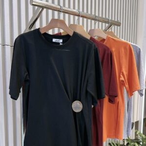 Camiseta Com Detalhe Na Frente