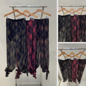 Calça Chiffon Xadrez