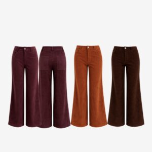 Calça Flare Suede