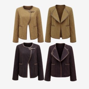 Jaqueta Lã Com Fivela