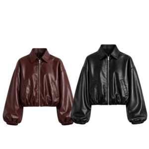 Jaqueta Bomber Couro Vinil