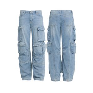 Calça Jeans Cargo