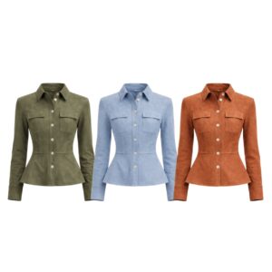 Casaquinho Acinturado Suede