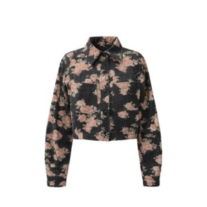 Jaqueta Sarja Floral