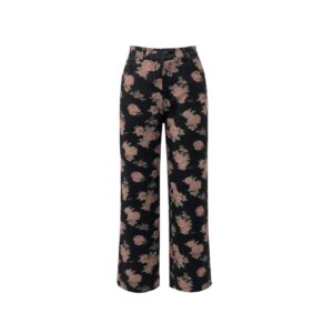 Calça Sarja Floral