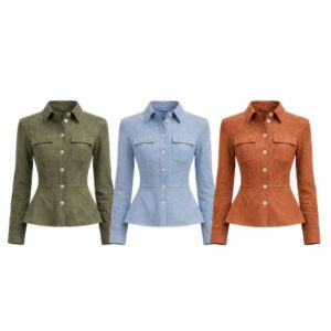 Casaquinho Acinturado Suede