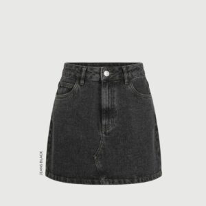 Mini Saia Black Com Barra