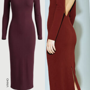 Vestido Laço Canelado