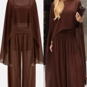 Conjunto Bata Capa E Calça Aladim Crep