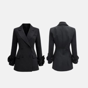Blazer Com Flor No Punho