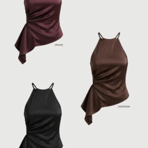 Blusa Assimétrica Cetim