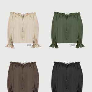 Blusa Ombro A Ombro Lyocell