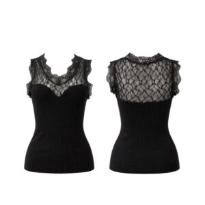 Blusa Modal Com Renda