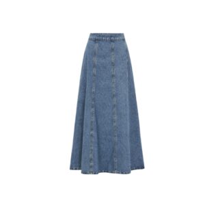 Saia Jeans Longa