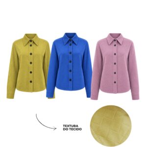 Camisa Suede Matelassê