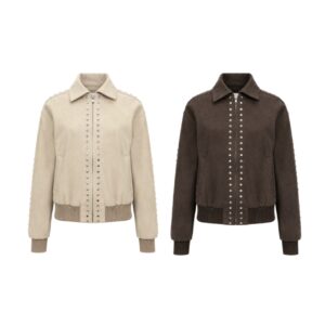 Jaqueta Suede Tachas