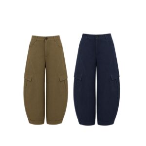 Calça Barrel Sarja