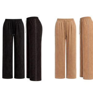 Calça Suede com Tachas
