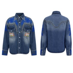 Camisa Jeans Bordada